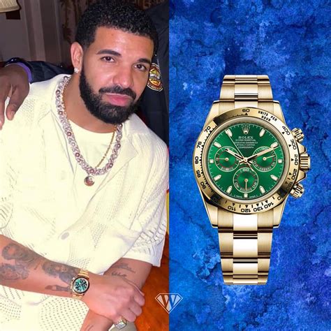 drake's watch collection|drake rolex jade.